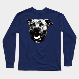 Amstaff - American Staffordshire Terrier Christmas Gifts Long Sleeve T-Shirt